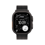 Apple Watch Ultra 3 - (Titane Noir - Milanese Loop Large)