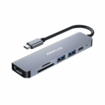 Adaptateur USB-C Hub 6 en 1 - Airplus