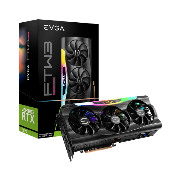 evga-geforce-rtx-3070-ftw3-ultra-xc3-8gb-carte-graphique-pour-miner-de-la-crypto-3 EVGA GeForce RTX 3070 FTW3 ULTRA XC3 8GB - Carte Graphique pour Miner de la Crypto – Image 1
