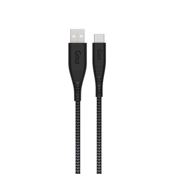 goui-flex-cable-usb Goui FLEX Câble Type-C vers USB 18W Noir 1.5m – Image 1