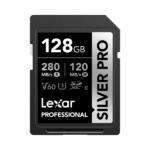 Lexar 128GB Silver Pro SDXC UHS-II