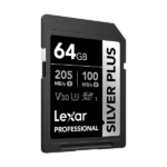 Lexar 64GB Professional SILVER PLUS UHS-I SDXC