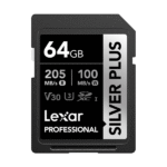 Lexar 64GB Professional SILVER PLUS UHS-I SDXC