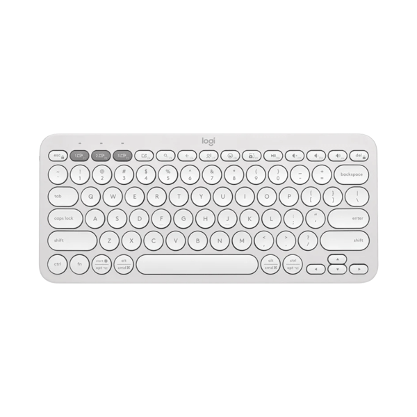 Logitech Pebble Keys 2 K380s - Blanc Logitech Pebble Keys 2 K380s - Blanc