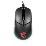 Découvrez la MSI Clutch GM11, une souris gaming filaire avec capteur optique 5 000 DPI, 6 boutons programmables et rétro-éclairage RGB personnalisable. Confortable pour de longues sessions de jeu, elle est parfaite pour les gamers au Maroc