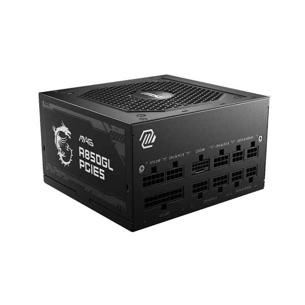 msi-mag-a850gl-pcie5-80plus-gold-850w-alimentation-pc-90 MSI MAG A850GL PCIE5 80PLUS Gold 850W - Alimentation PC – Image 1