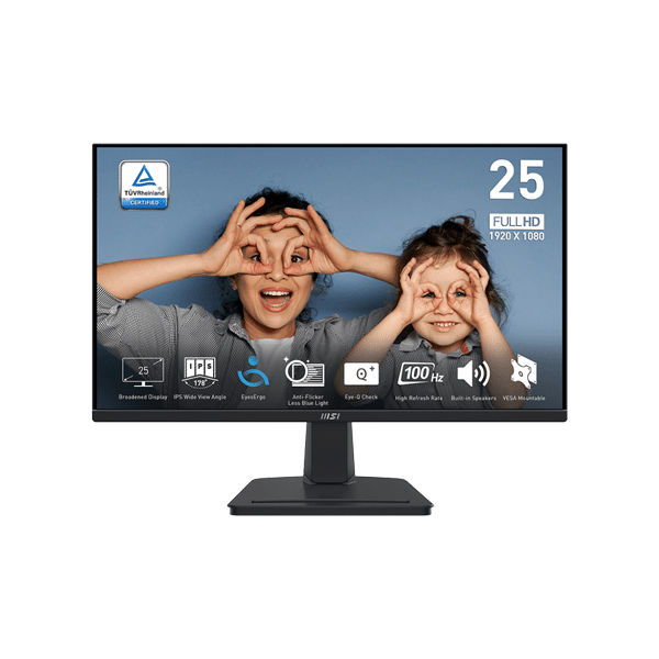 msi-pro-mp251-25-pouces-full-hd-100hz-1ms-ips MSI PRO MP251 - Écran 25 Pouces Full HD, 100Hz, 1ms, IPS – Image 1