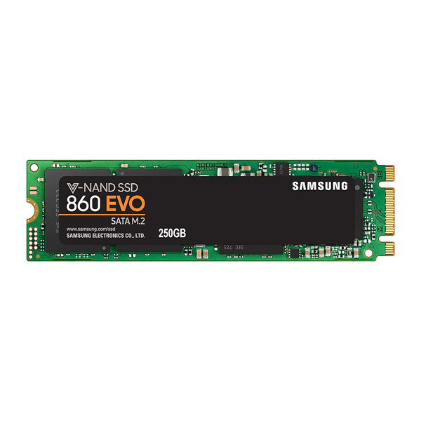 Samsung 860 EVO SATA M.2 SSD 250GB - 550MB/s Samsung 860 EVO SATA M.2 SSD 250GB - 550MB/s