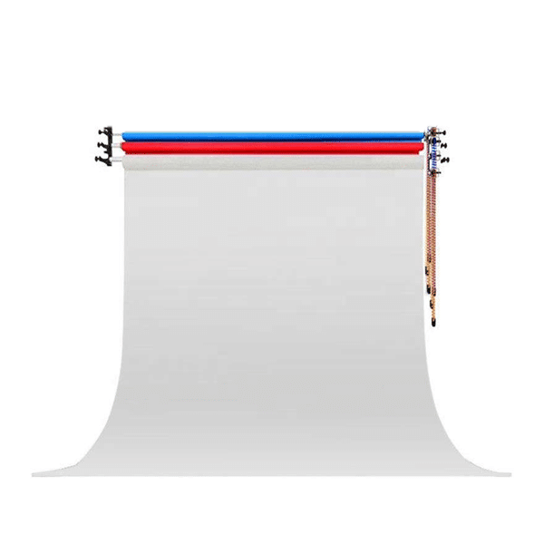 Support Mural Manuel de Fond 3 Roulettes